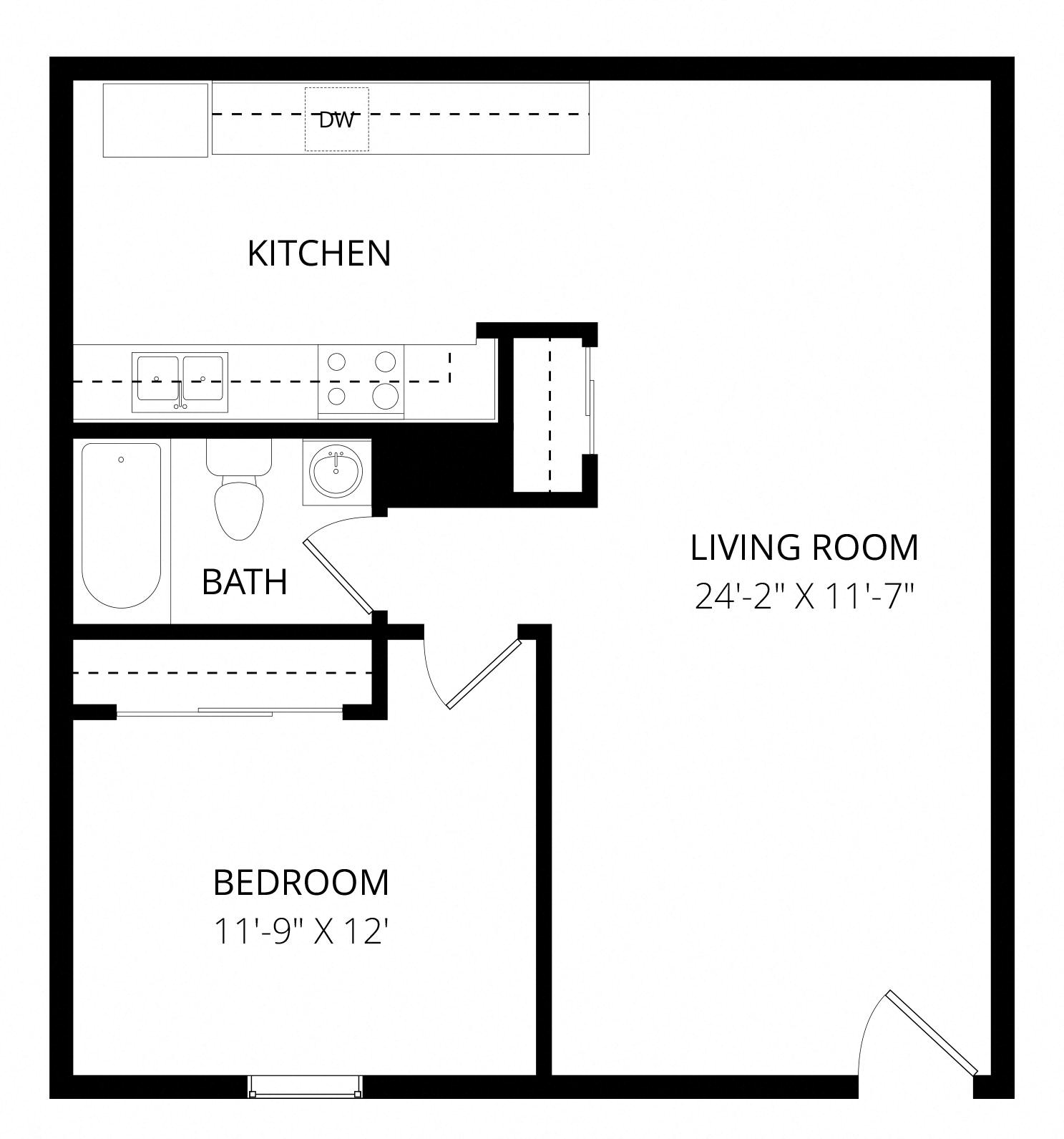 The Mallard Furnished floor plan