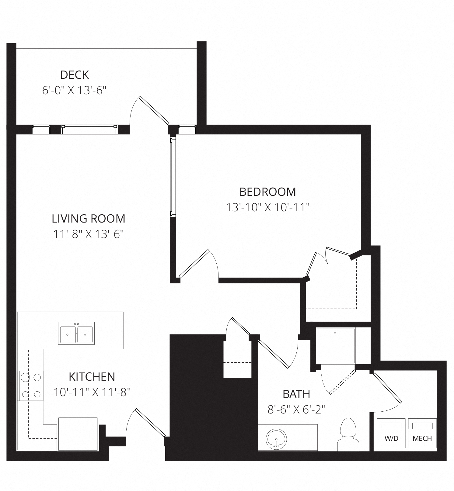 1C floor plan