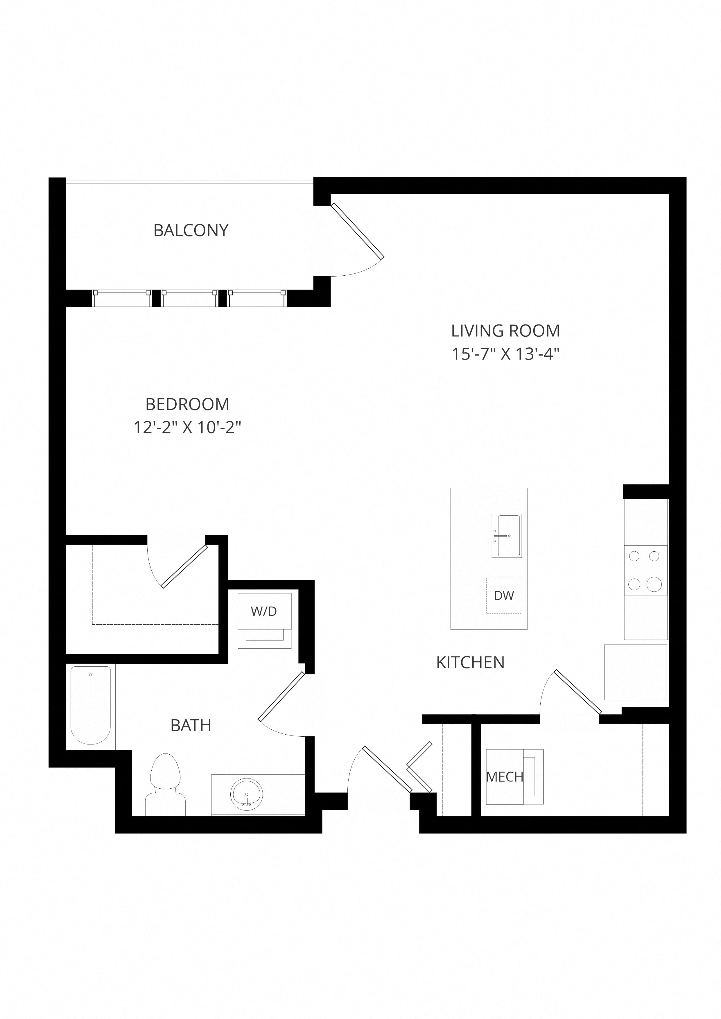 VimVigorVibrance_Studio floor plan