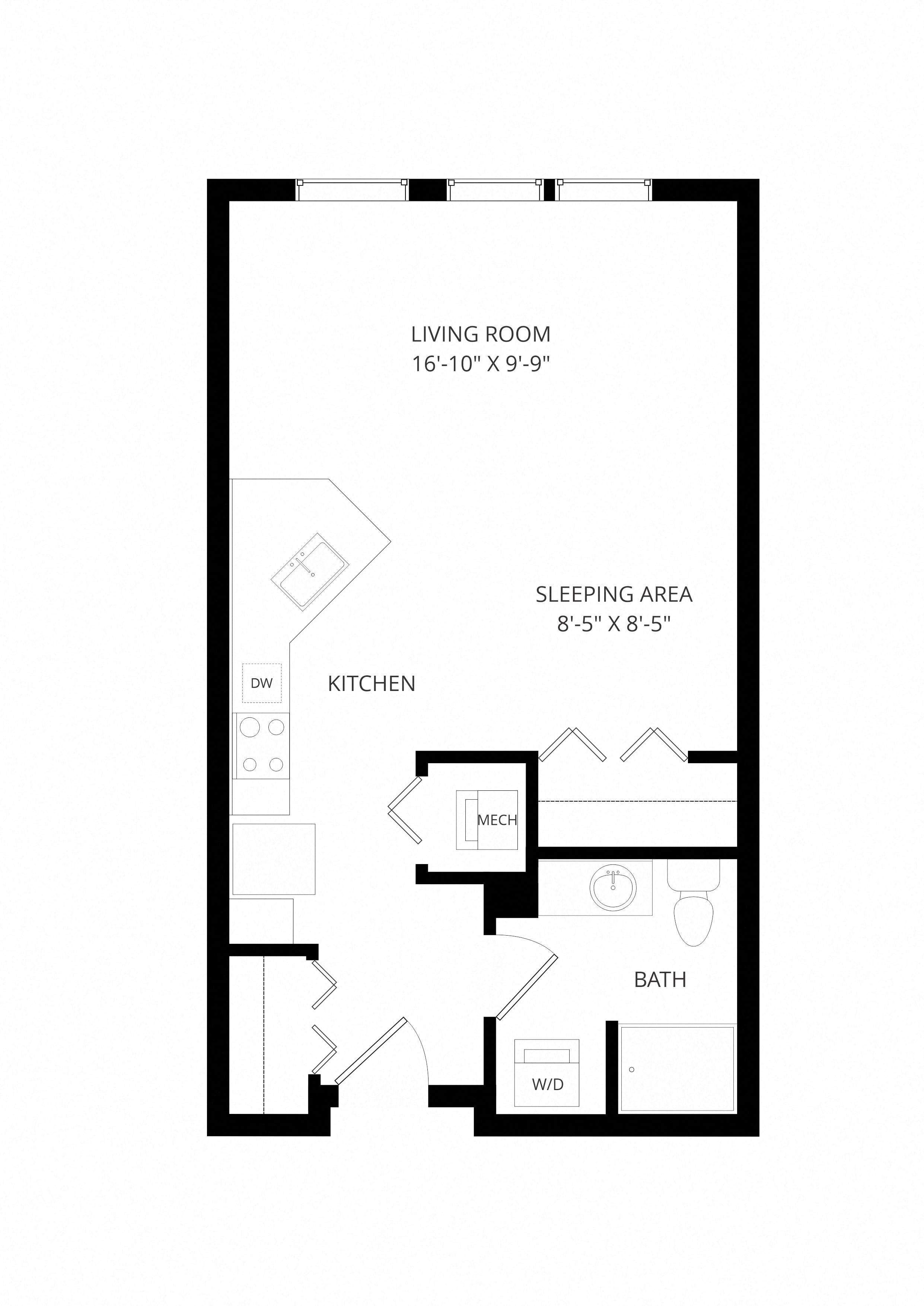 VimVigorZest_Studio floor plan