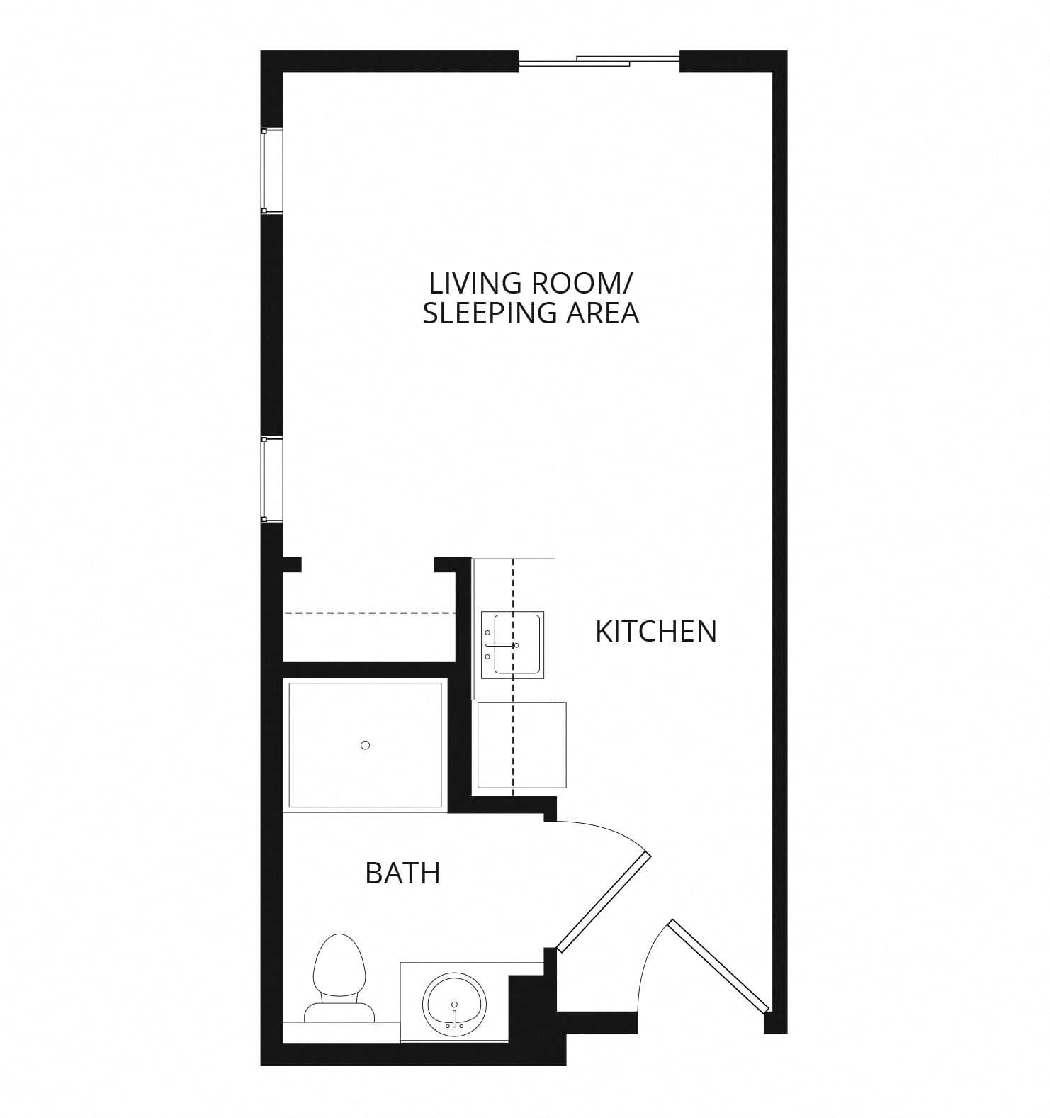 EltzEF_Studio floor plan