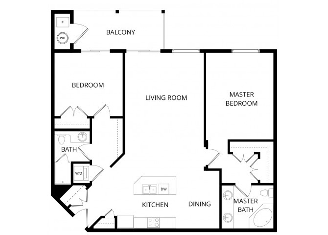 Siena_TwoBedroom floor plan