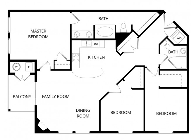 Venice_ThreeBedroom floor plan