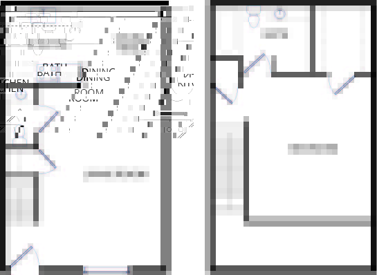 1 Bed 1.5 Bath Loft floor plan