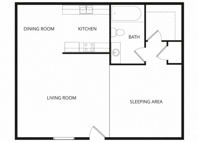 Studio floor plan