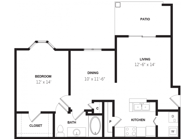 A2 floor plan