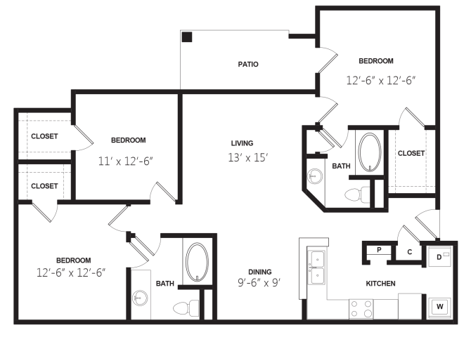 C1 floor plan