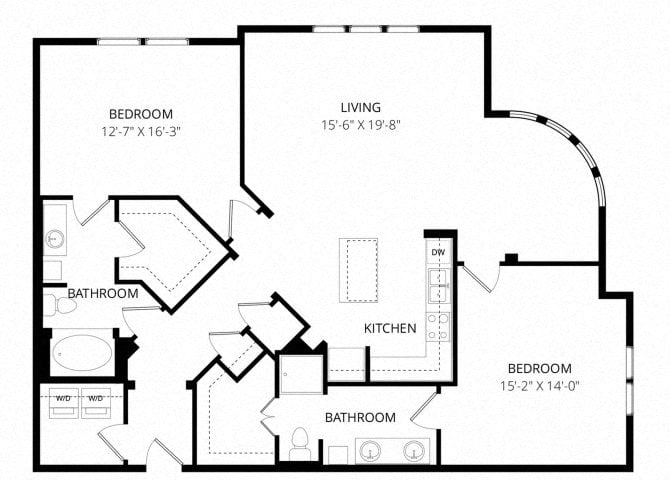 PanoramaQ_TwoBedroom floor plan