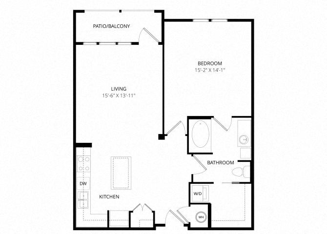 ZetaJ_OneBedroom floor plan