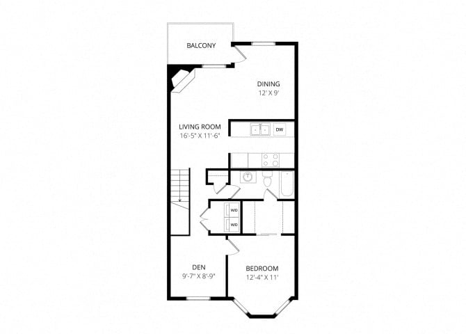Isle of Skye with Den Furnished floor plan