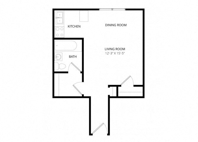 Studio floor plan