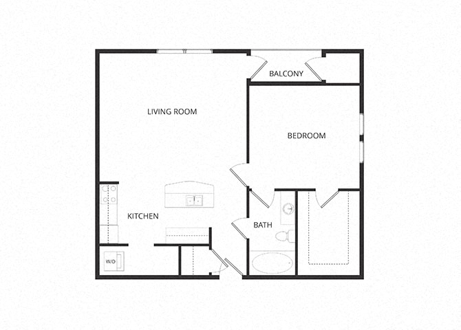 Picasso_OneBedroom floor plan