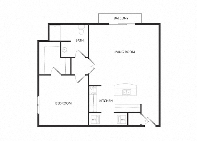 Michelangelo_OneBedroom floor plan