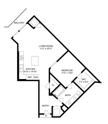 Lena A12 floor plan