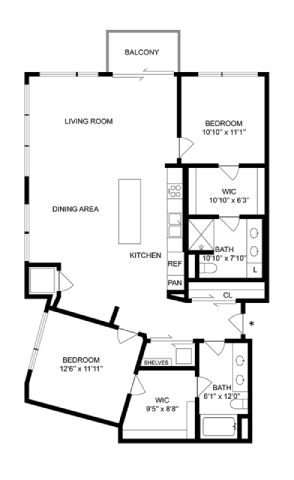 Twain floor plan