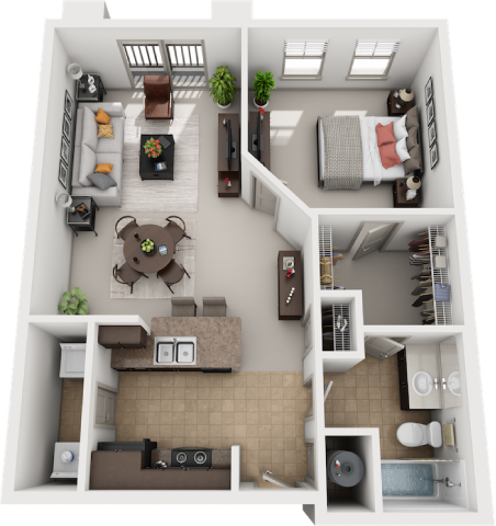 Idewild_OneBedroom floor plan