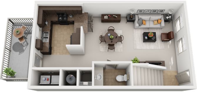 Freedom_TwoBedroom floor plan