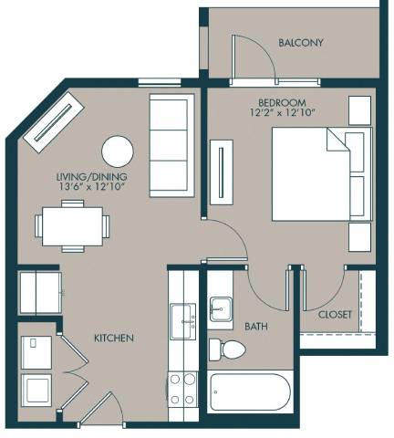 TheAutry_Studio floor plan