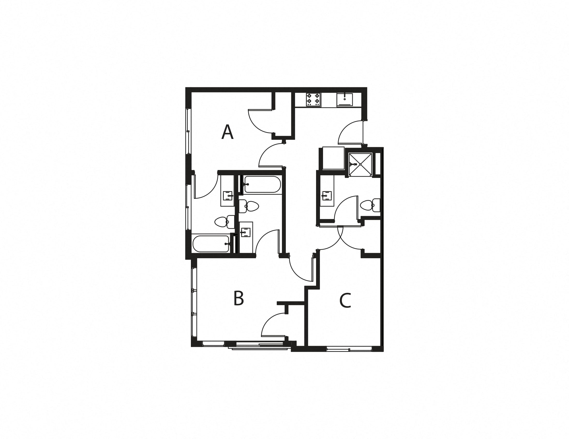 Suite A Floorplan