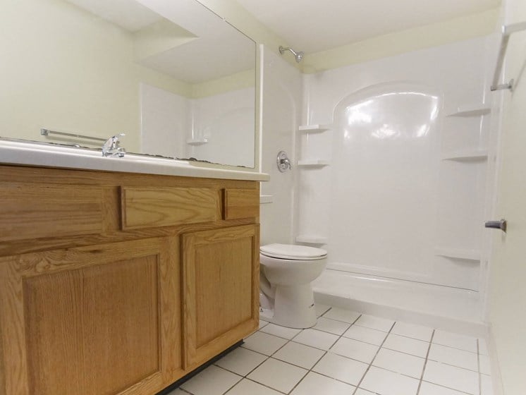 Luxurious Bathrooms at River Run Apartments - RYDYL I LLC, Integrity Realty LLC, Warren, Ohio
