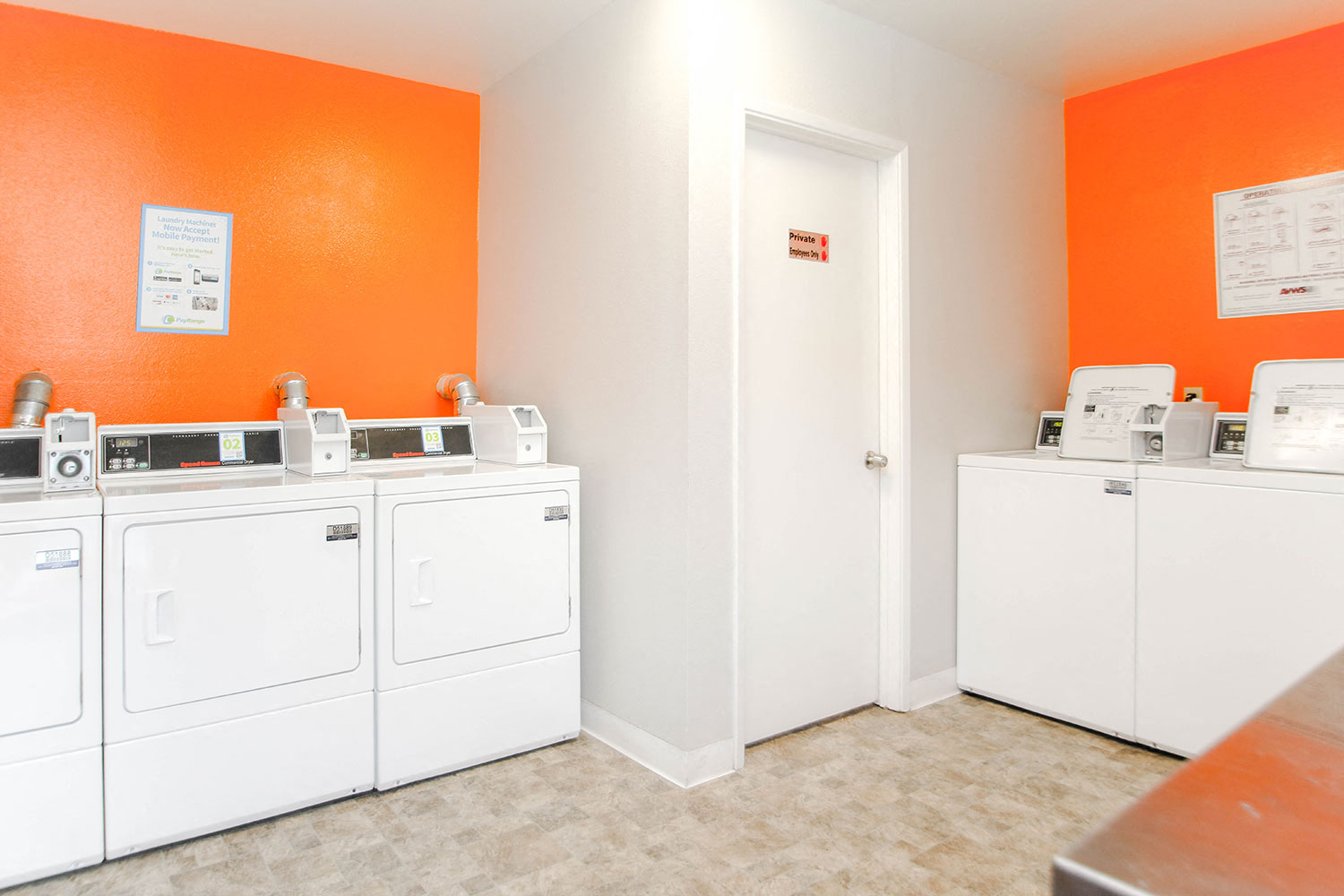 Community laundry room at Sherman Oaks Gardens.