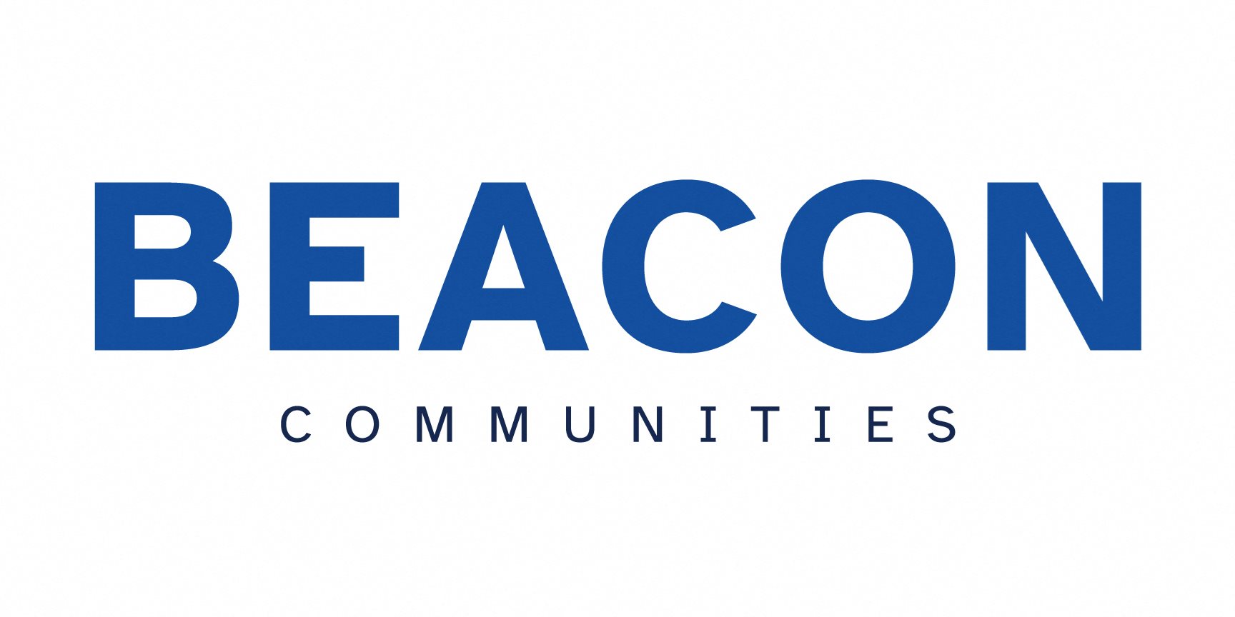 the logo for beacon communications on a white background
