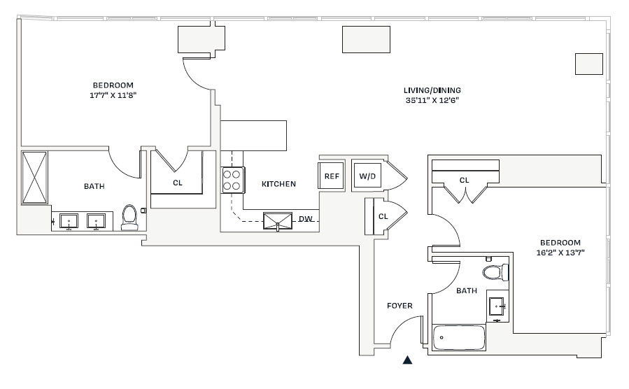 Floorplan image of apartment PH21