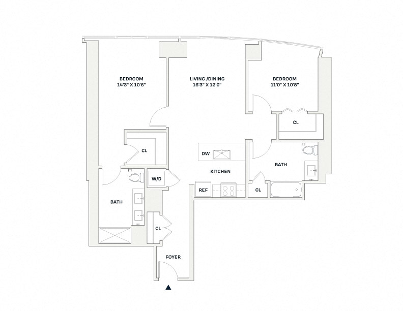 Floorplan image of apartment PH12