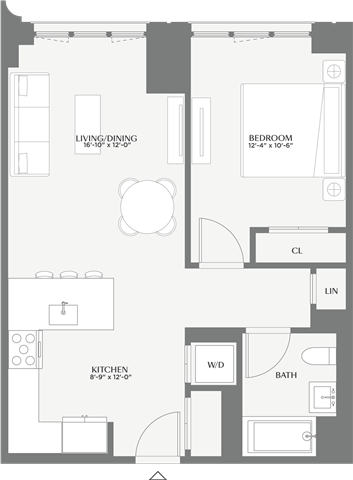 Floorplan image of apartment 231