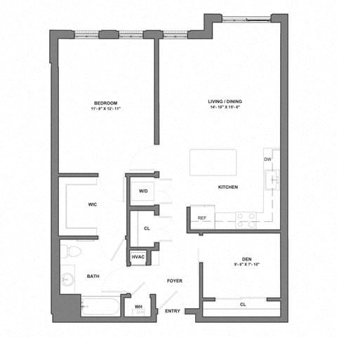 Floorplan image of apartment 343
