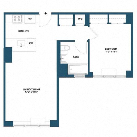 Floorplan image of apartment 0803