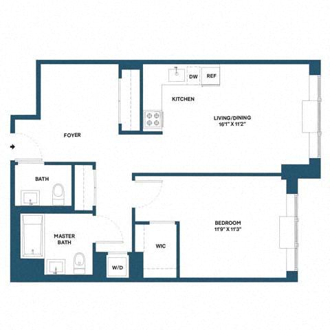 Floorplan image of apartment 0426