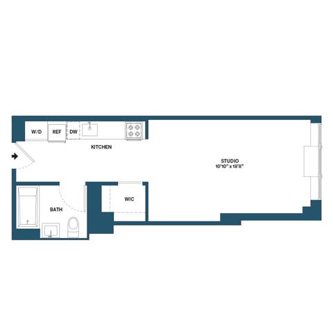 Floorplan image of apartment 0534