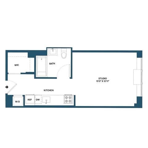 Floorplan image of apartment 0221