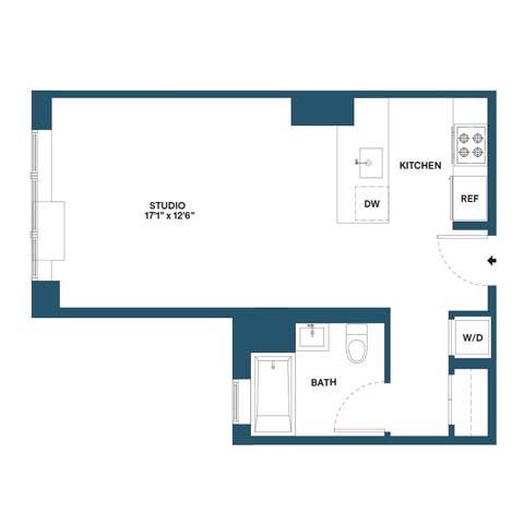 Floorplan image of apartment 0901