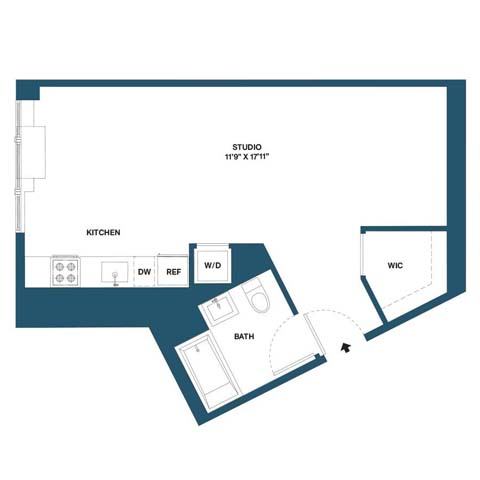 Floorplan image of apartment 0545