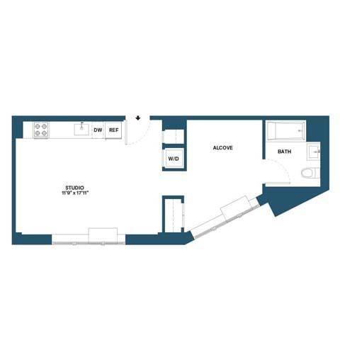 Floorplan image of apartment 0602