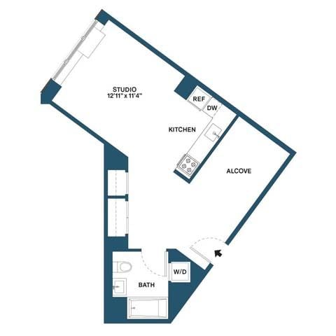 Floorplan image of apartment 0441