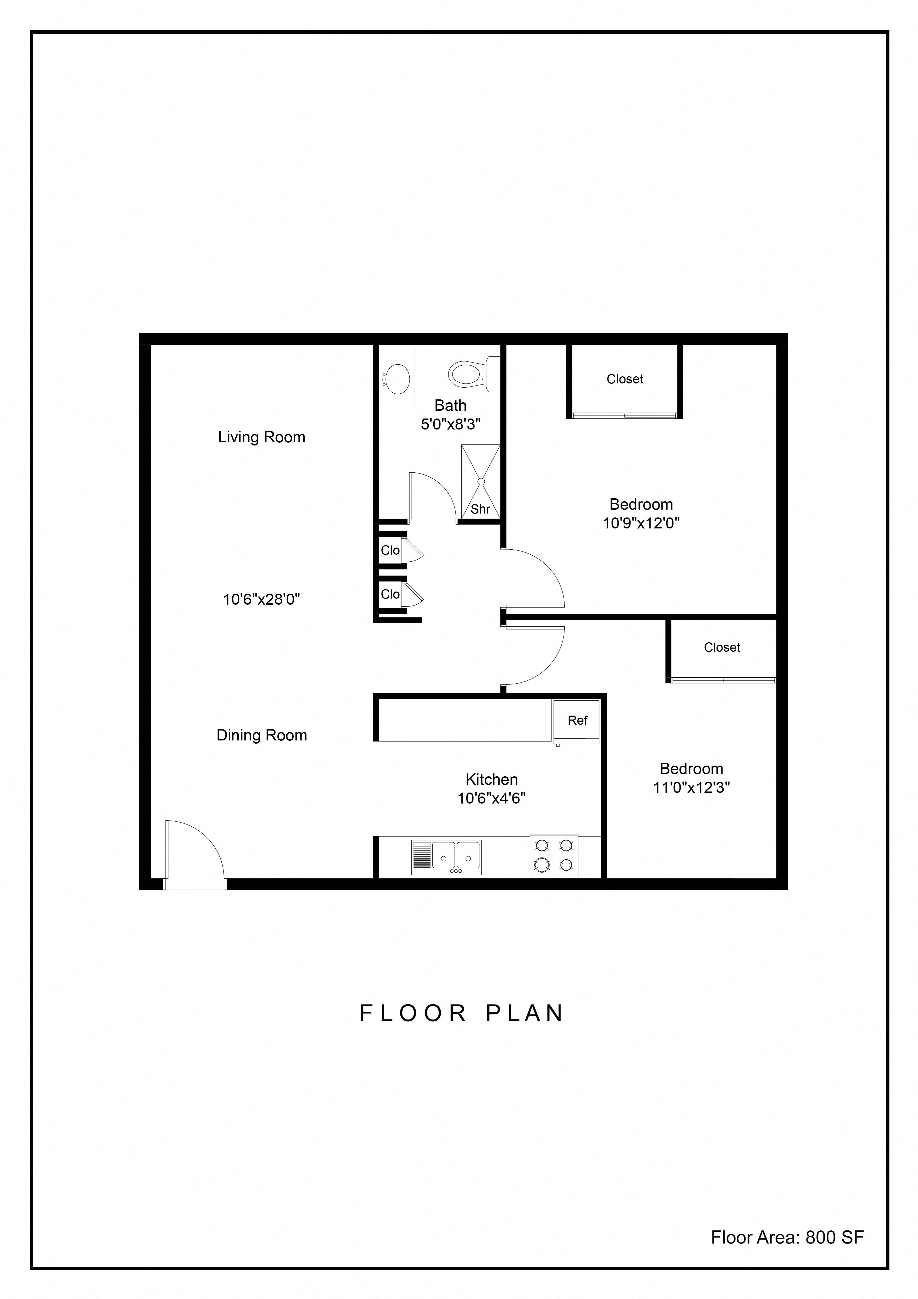 Floor Plans of Hart House Apartments in Dallas, TX