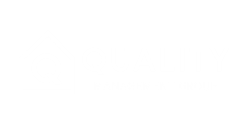 A logo with a house shape and a letter Q inside it, representing the Quality Management Group.