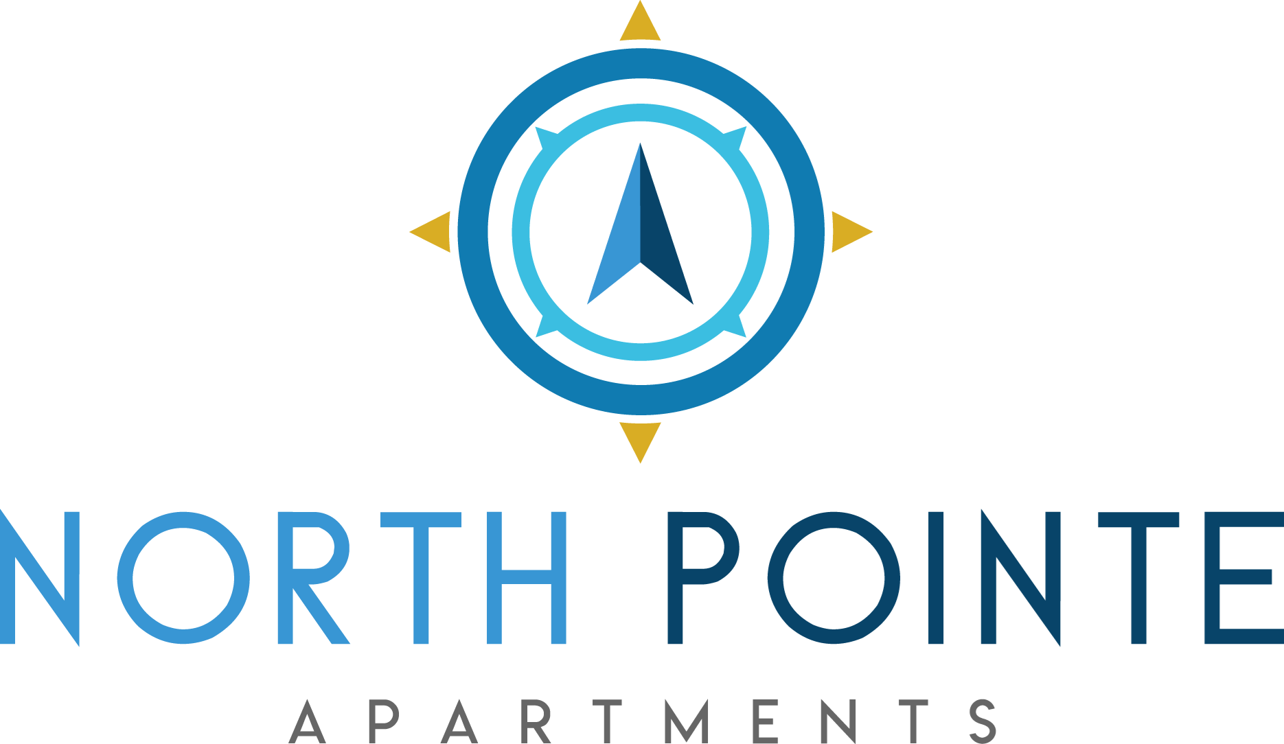 a logo for north point apartments
