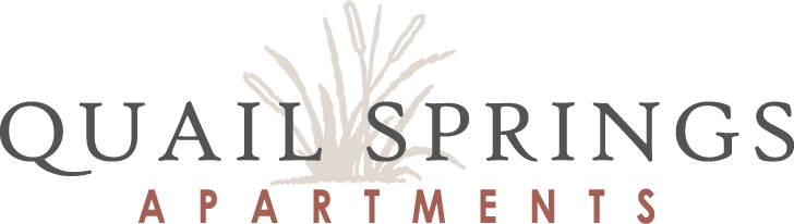 the logo for quail springs apartments