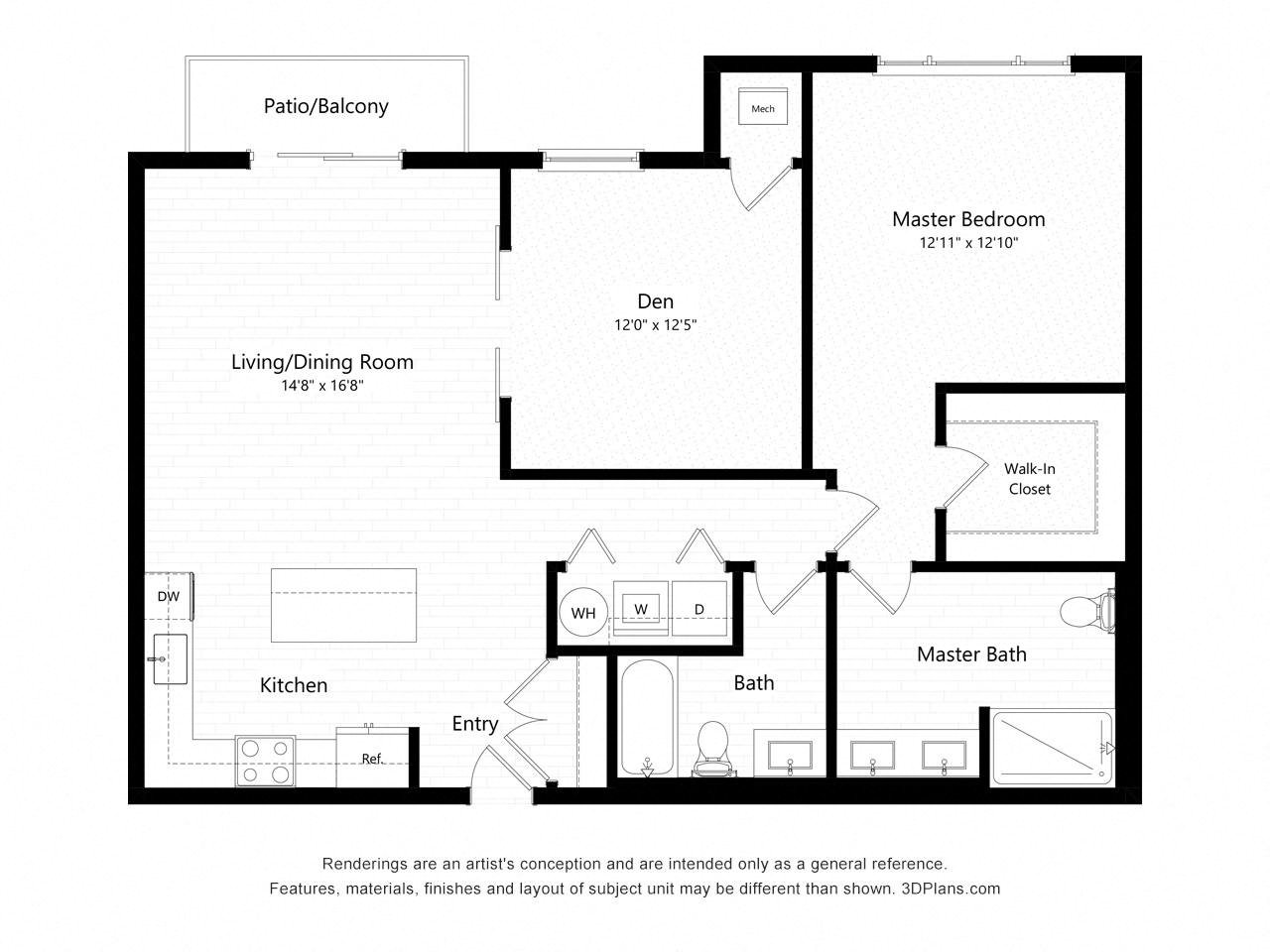 1, 2 & 3 Bedroom Apartments in Oakbrook Terrace, IL Arden of Oak Brook