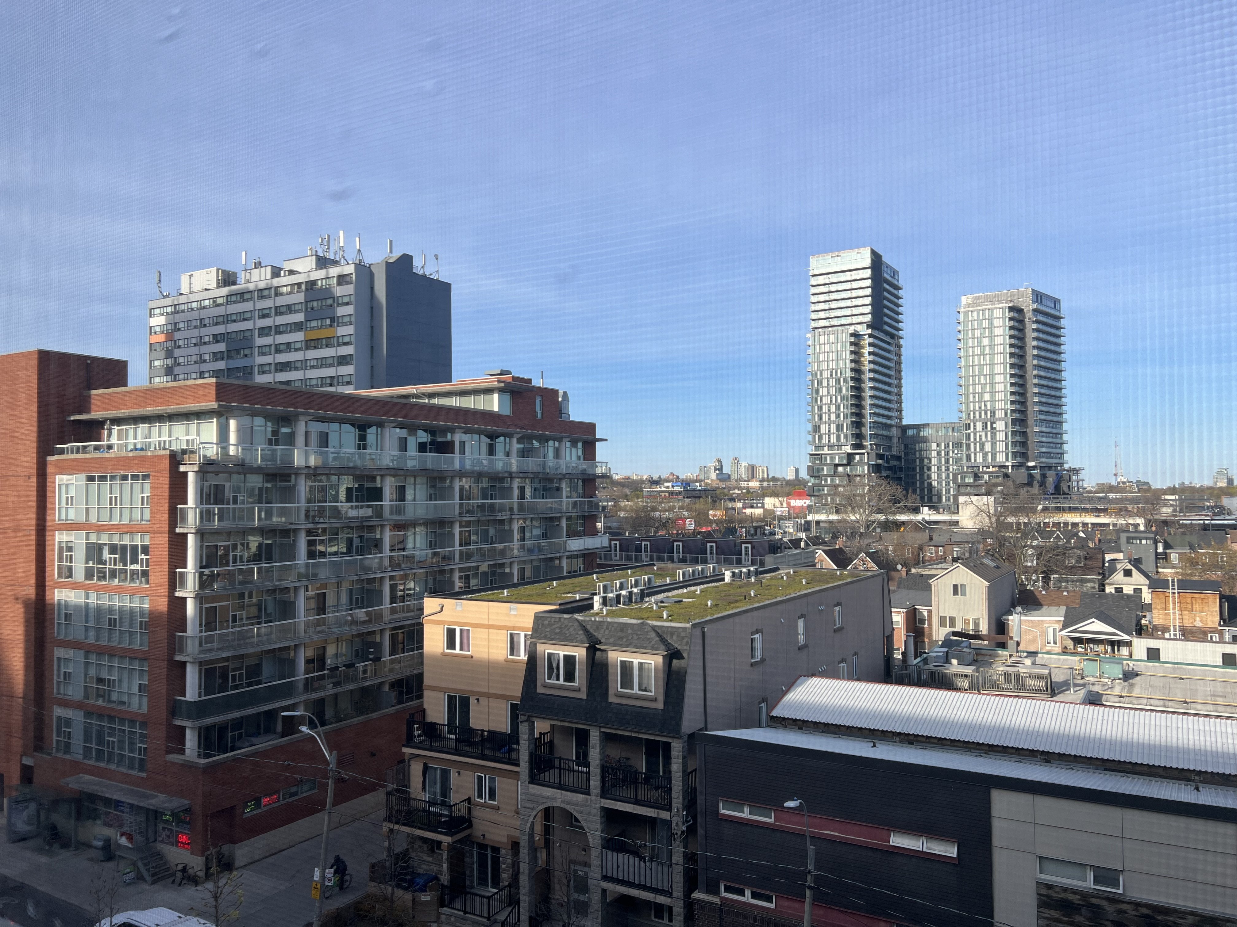 the view of the city from our window
