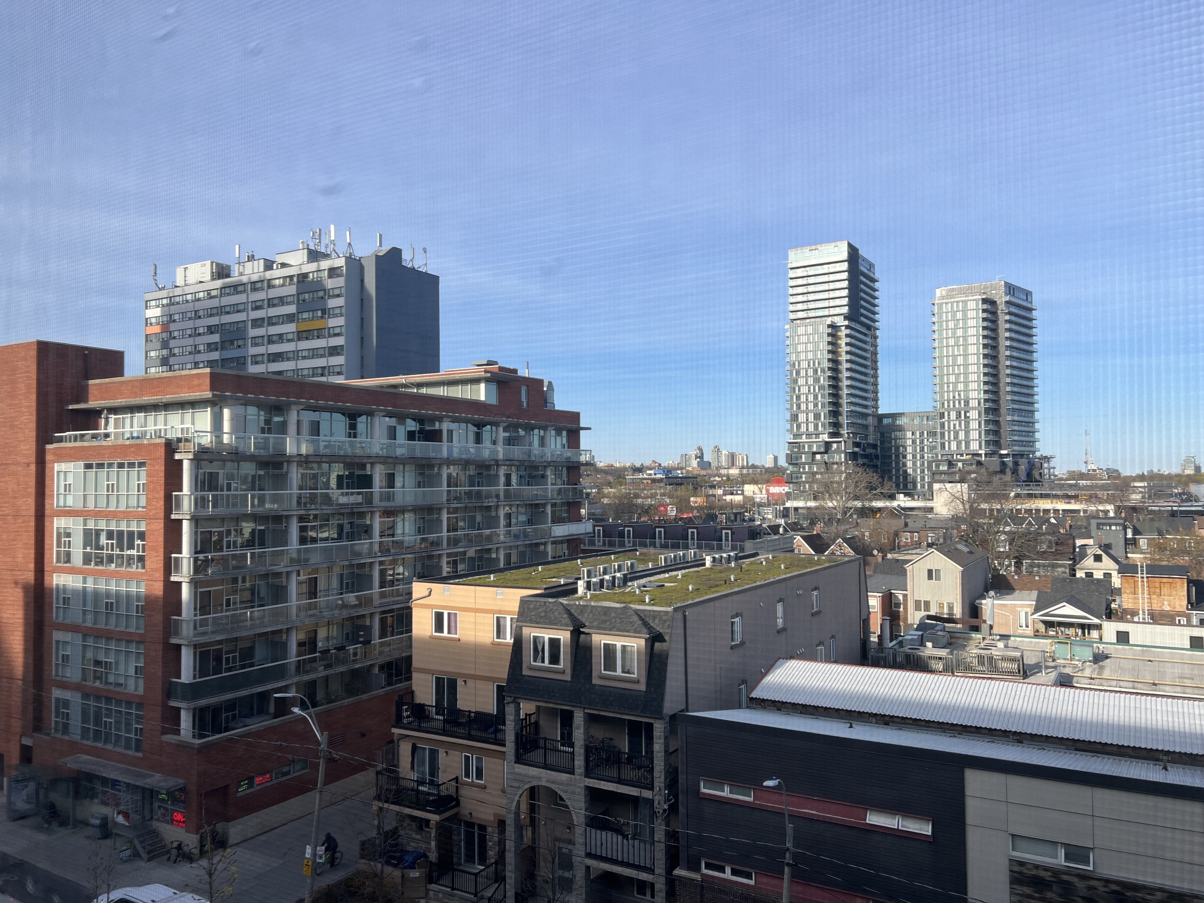 the view of the city from our window