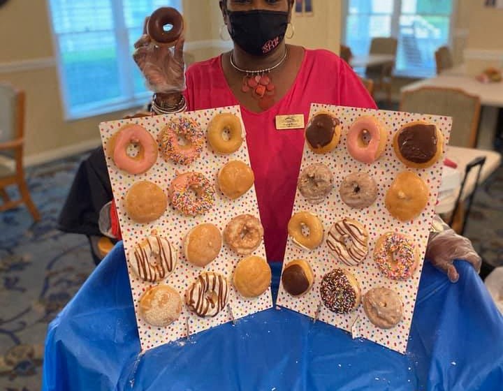 Donuts Table at Savannah Court of Milledgeville, Georgia, 31061