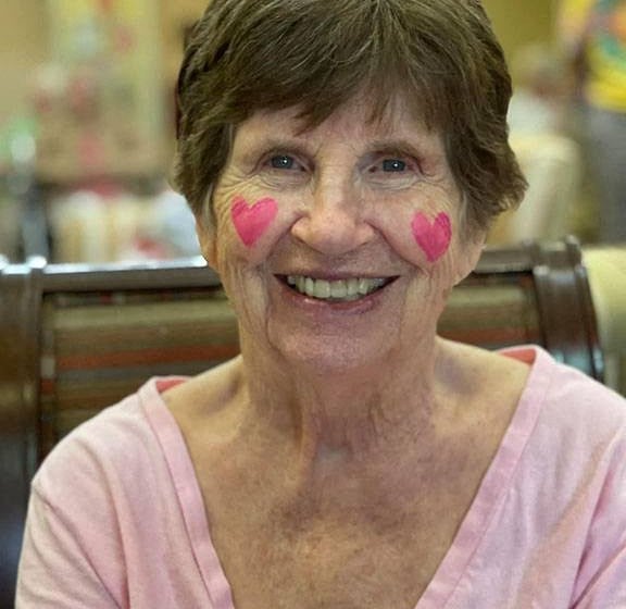 Smiling Senior Resident at Hibiscus Court, Florida, 32901