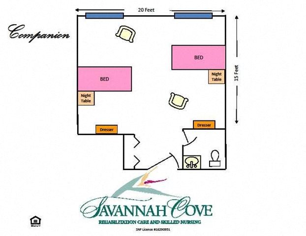 WPB Companion Floor Plan WPB Companion Floor Plan at Savannah Cove of Palm Beach, West Palm Beach, 33401