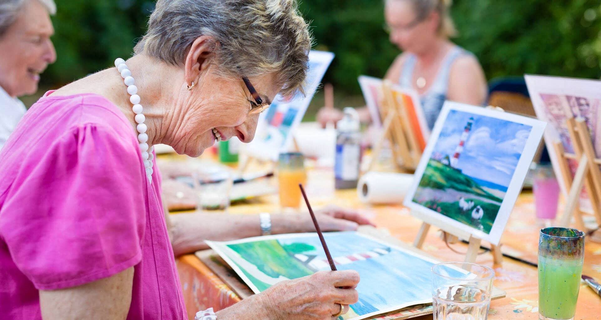 Painting Activity at Hibiscus Court, Melbourne, FL, 32901