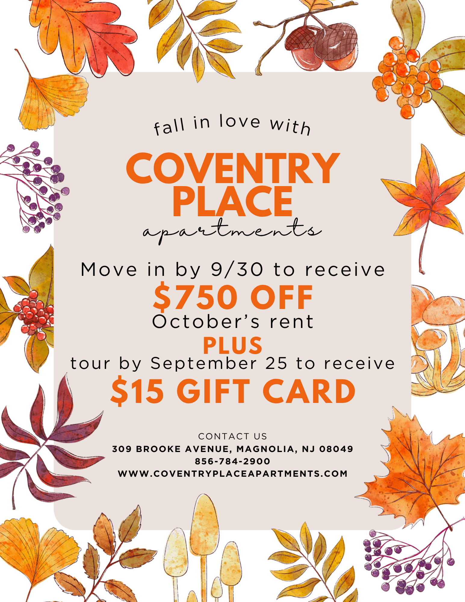Coventry Fall Special